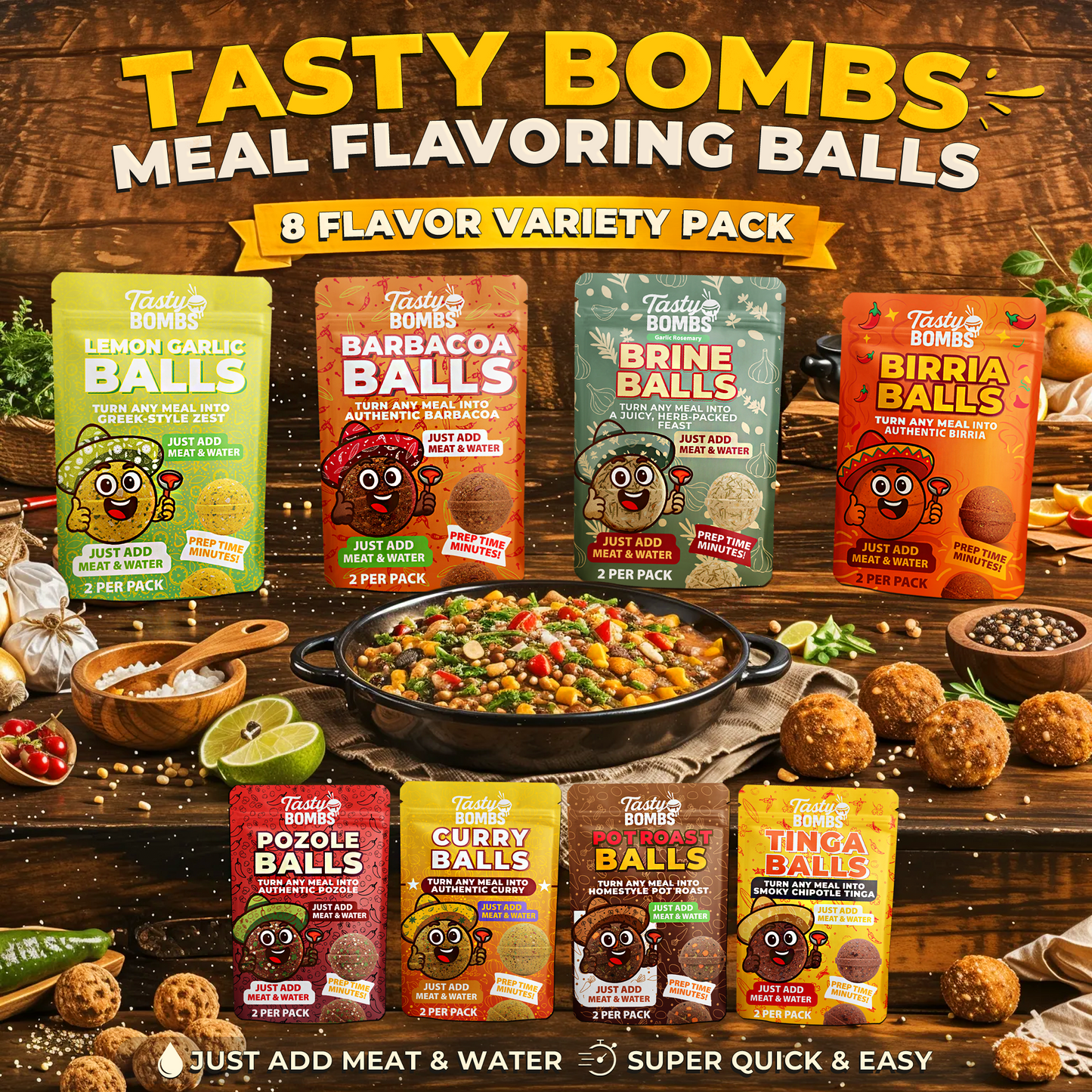 8 Flavor Variety Pack