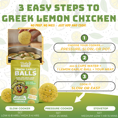 Lemon Garlic Balls